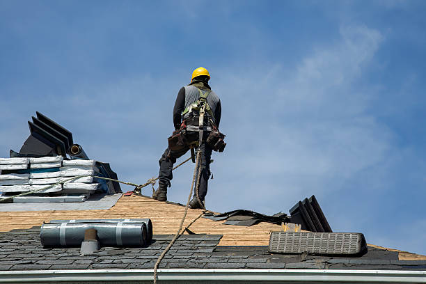 Professional Gutter Installation technician working in La Grange, NC